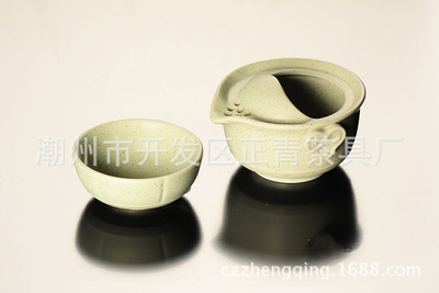 【高档陶瓷直销--汝窑便装茶具--一人一杯 快客杯】价格,厂家,图片,茶具套装,潮州市开发区正青茶具厂-